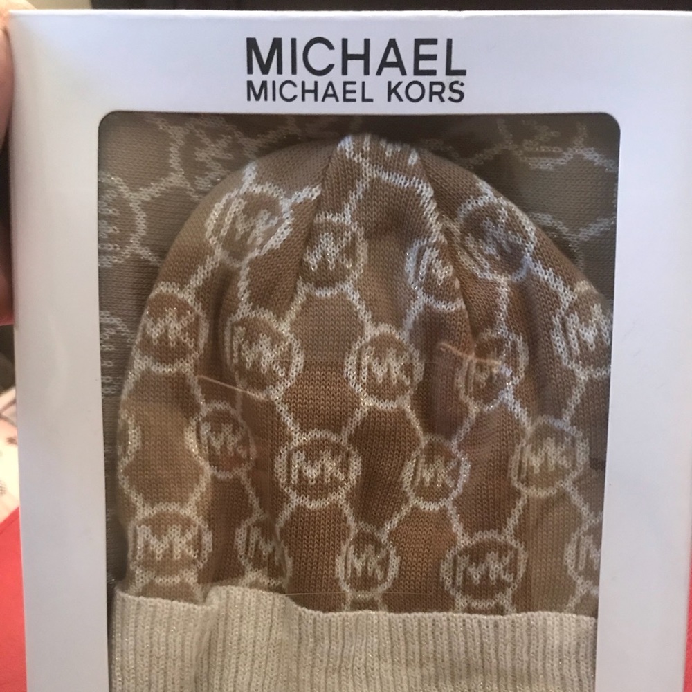 Michael Kors Hat and Scarf Set